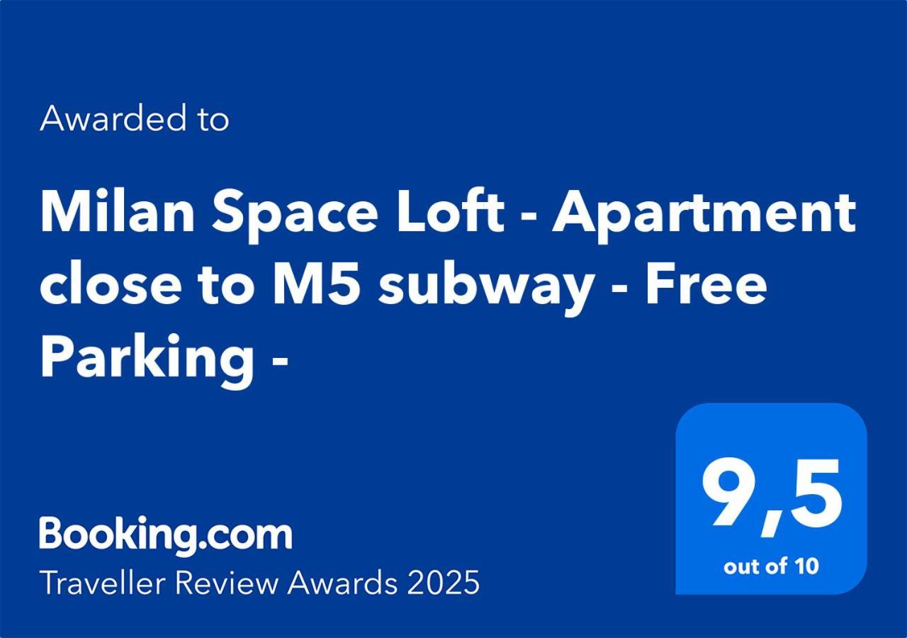 Milan Space Loft - Apartment Close To M5 Subway - Free Parking - Sky & Netflix Tv Exteriör bild